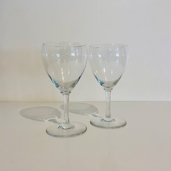 Baccarat France Chambolle Crystal Wine Water Goblet Glasses, Set of 2 - Picture 3 of 11